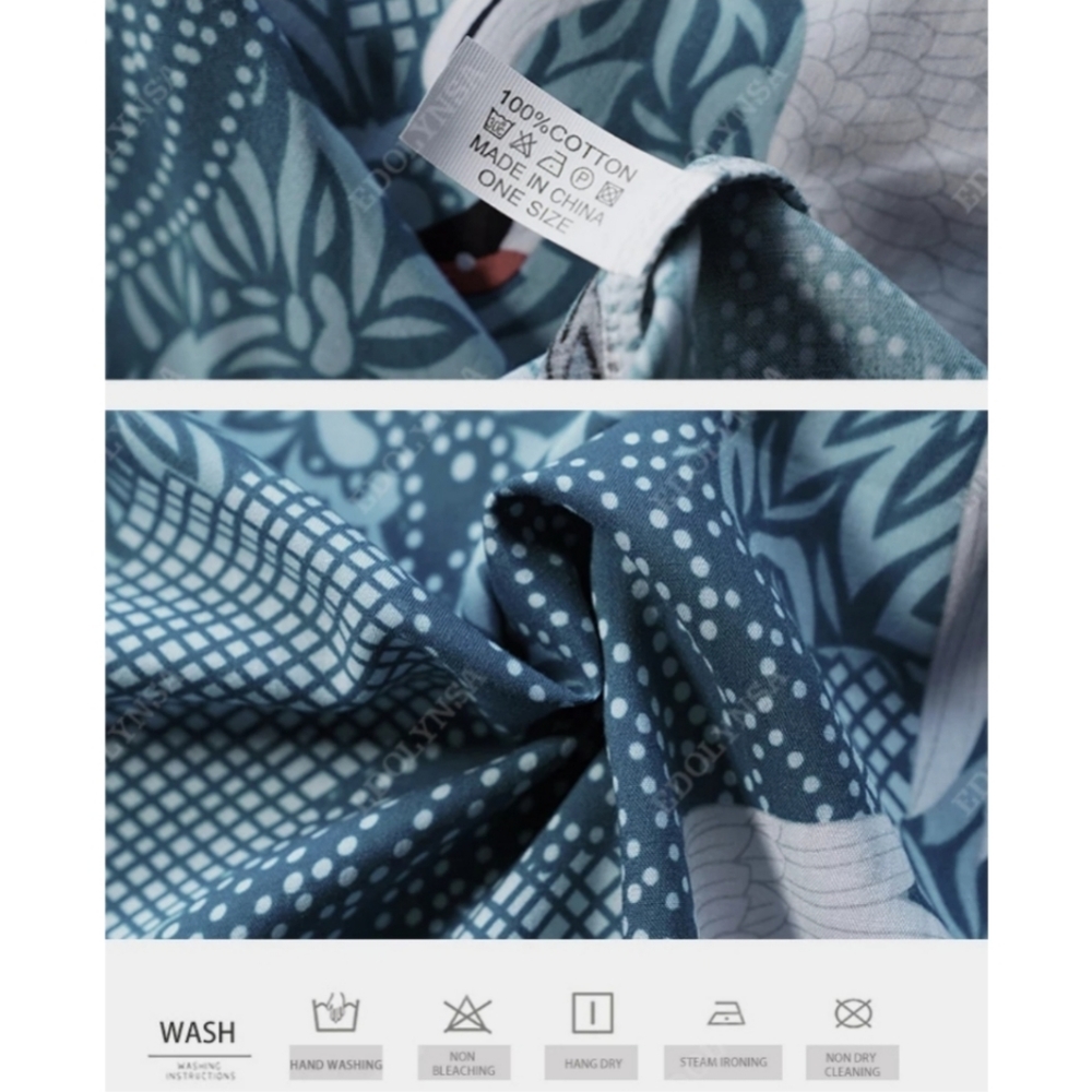 š§”IN STOCKš§”5āSwan Print Beach Cover Up - Picture 9 of 9